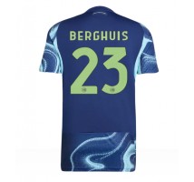 Ajax Steven Berghuis #23 Koszulka Wyjazdowa 2025-26 Krótki Rękaw